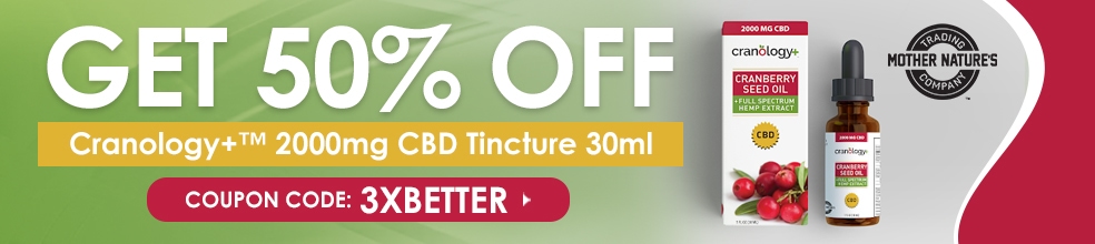 50% off CBD Tincture - Mother Nature's Trading Company